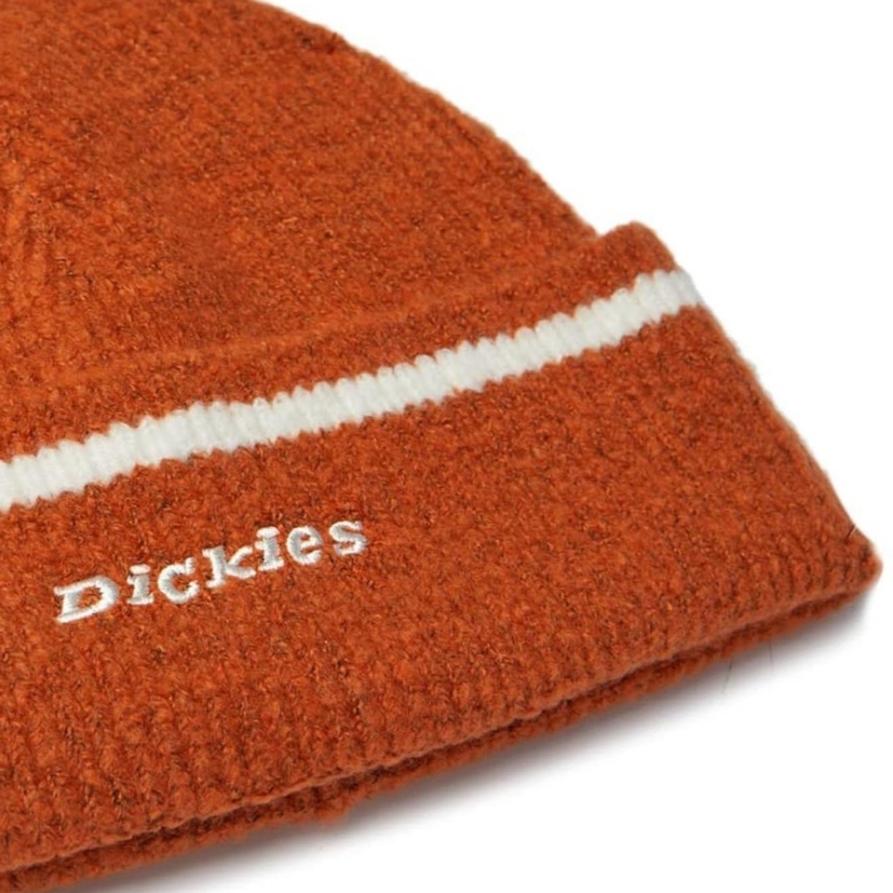 NWT: Dickies Orange Cuffed Beanie Hat - One Size